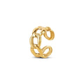 Anel Corrente Bold Ajustável Banhado em Ouro 18K