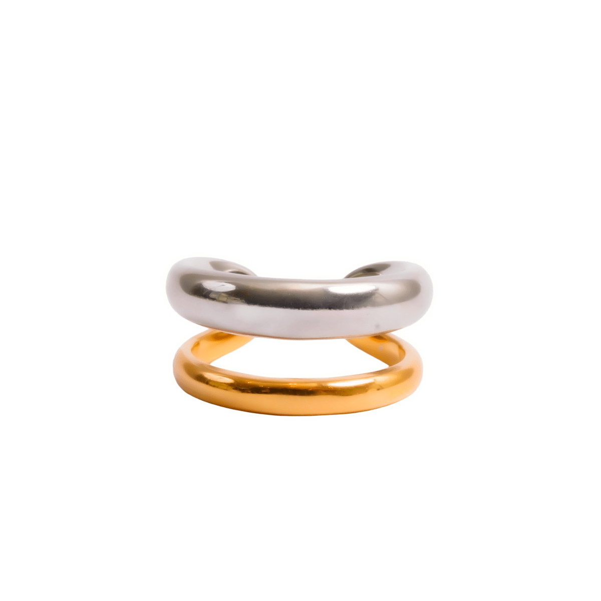 Duality Adjustable Ring | Gold & Silver Mix