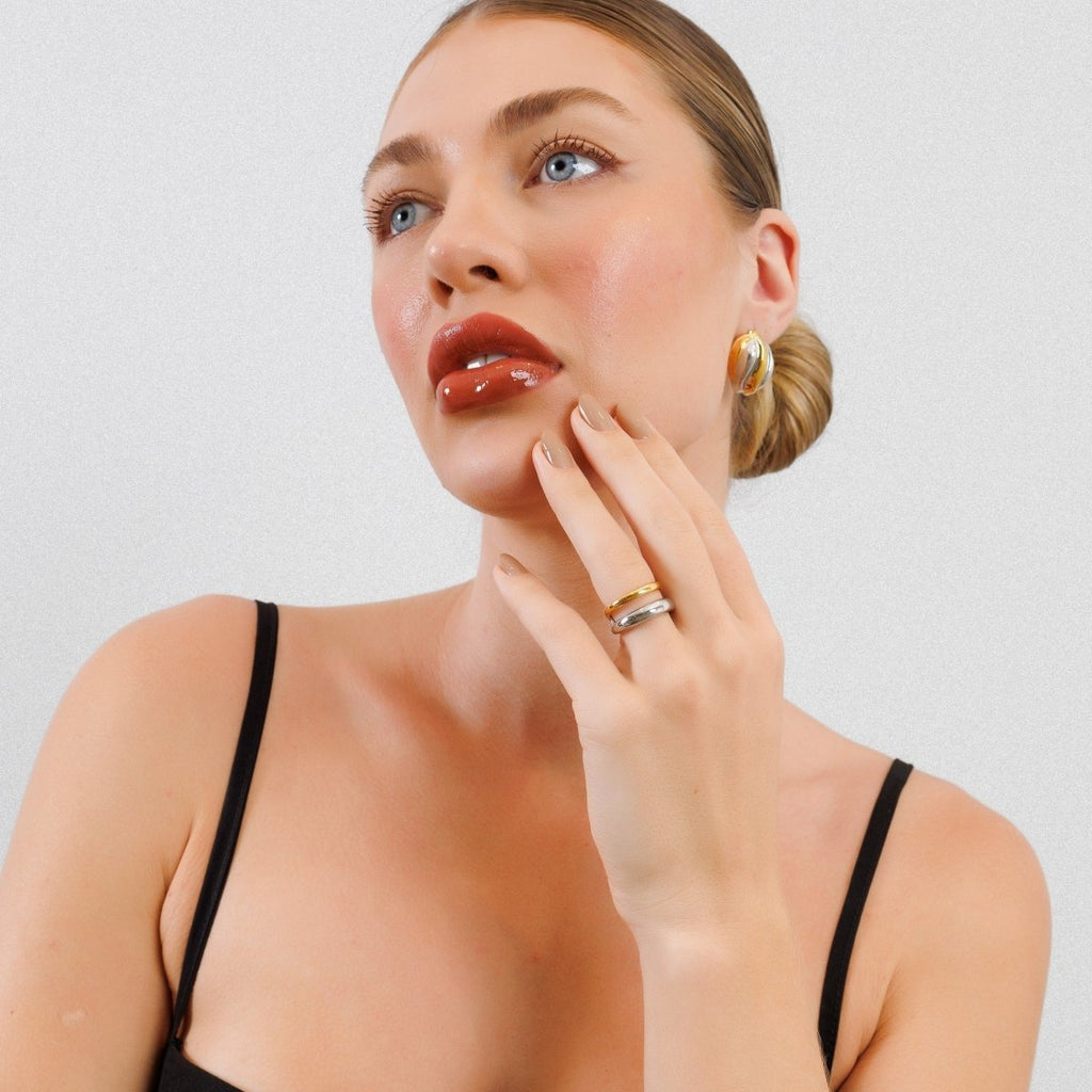 Duality Adjustable Ring | Gold & Silver Mix