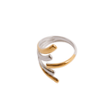 Flow Adjustable Ring | Gold & Silver Mix