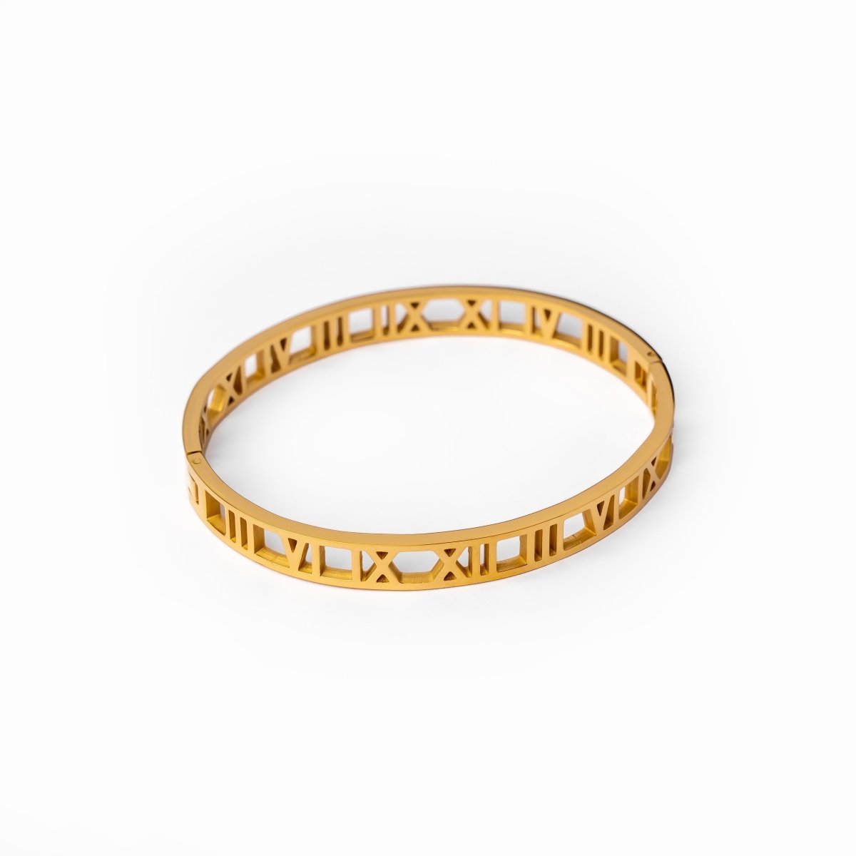Roman Numeral Bracelet | 18K Gold