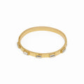 Navette Crystal Bracelet | 18K Gold