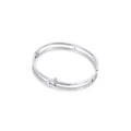 Cross Bangle | Silver