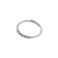 Anti-Stress Adjustable Ball Bracelet | Silver