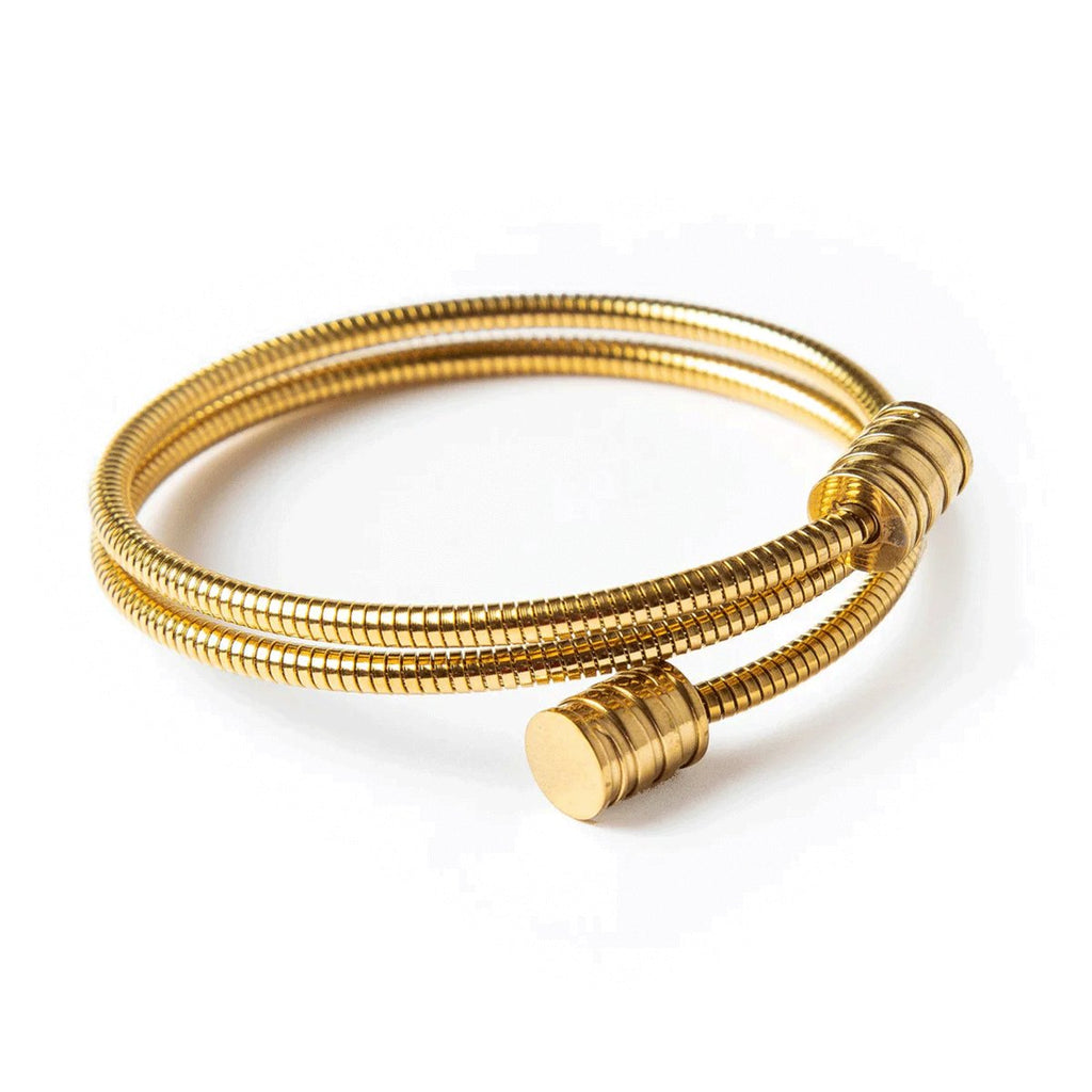 Triple Spiral Bracelet | 18K Gold