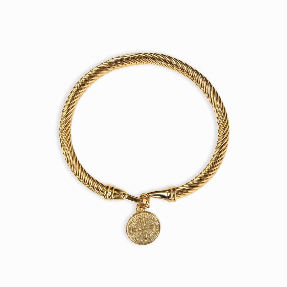 Saint Benedict Charm Bracelet | 18K Gold