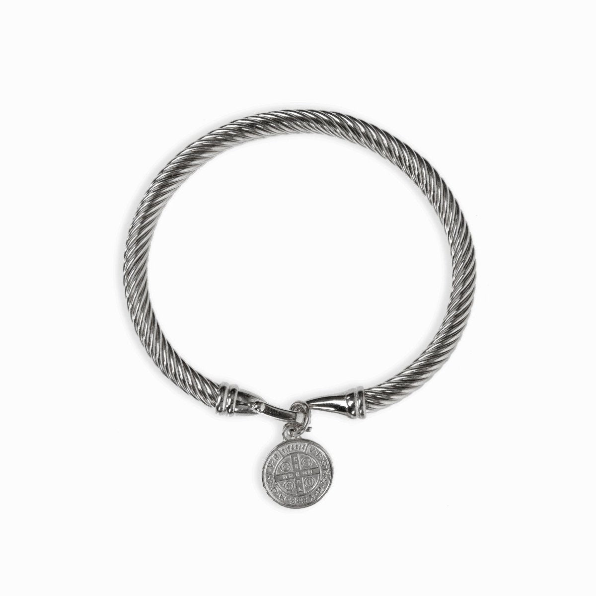 Saint Benedict Charm Bracelet | Silver
