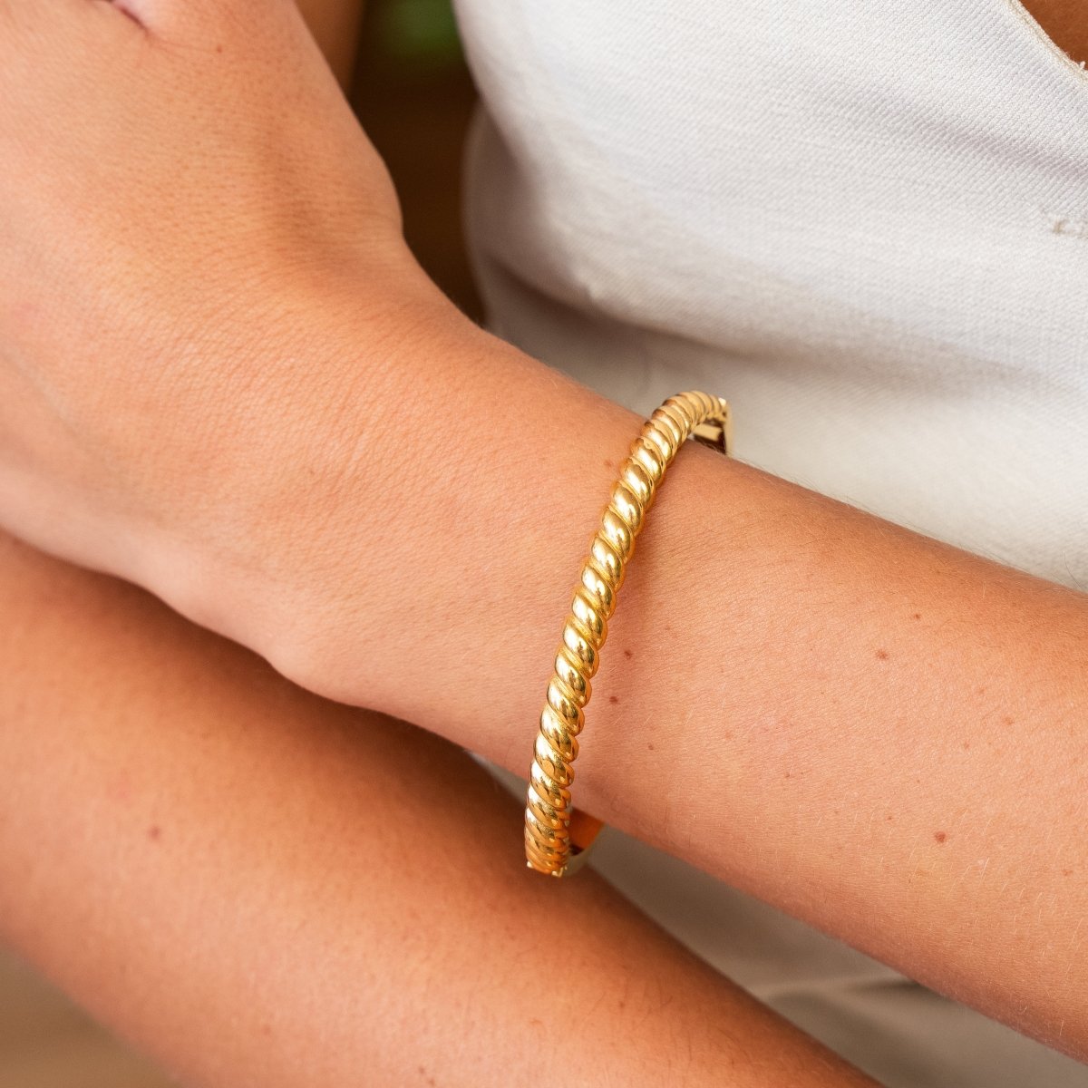Pisa Bangle | 18K Gold