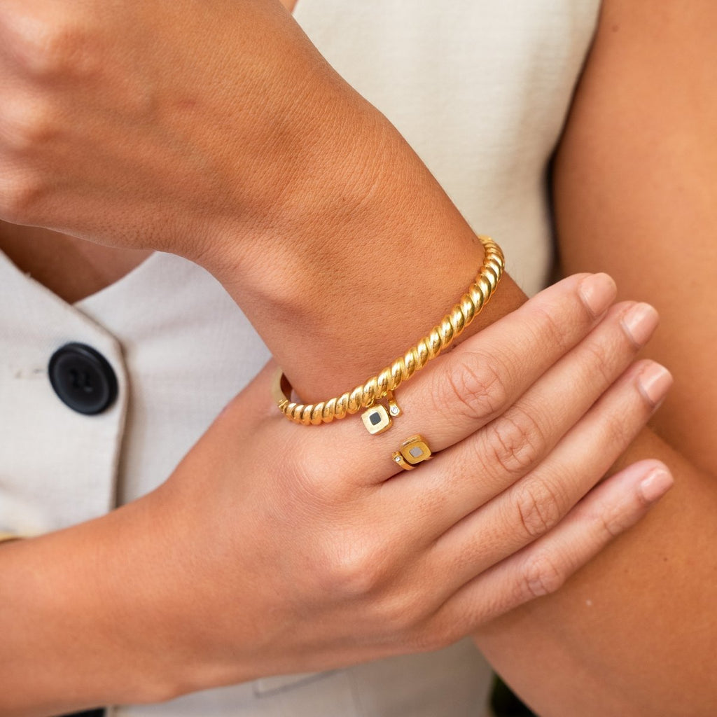 Pisa Bangle | 18K Gold