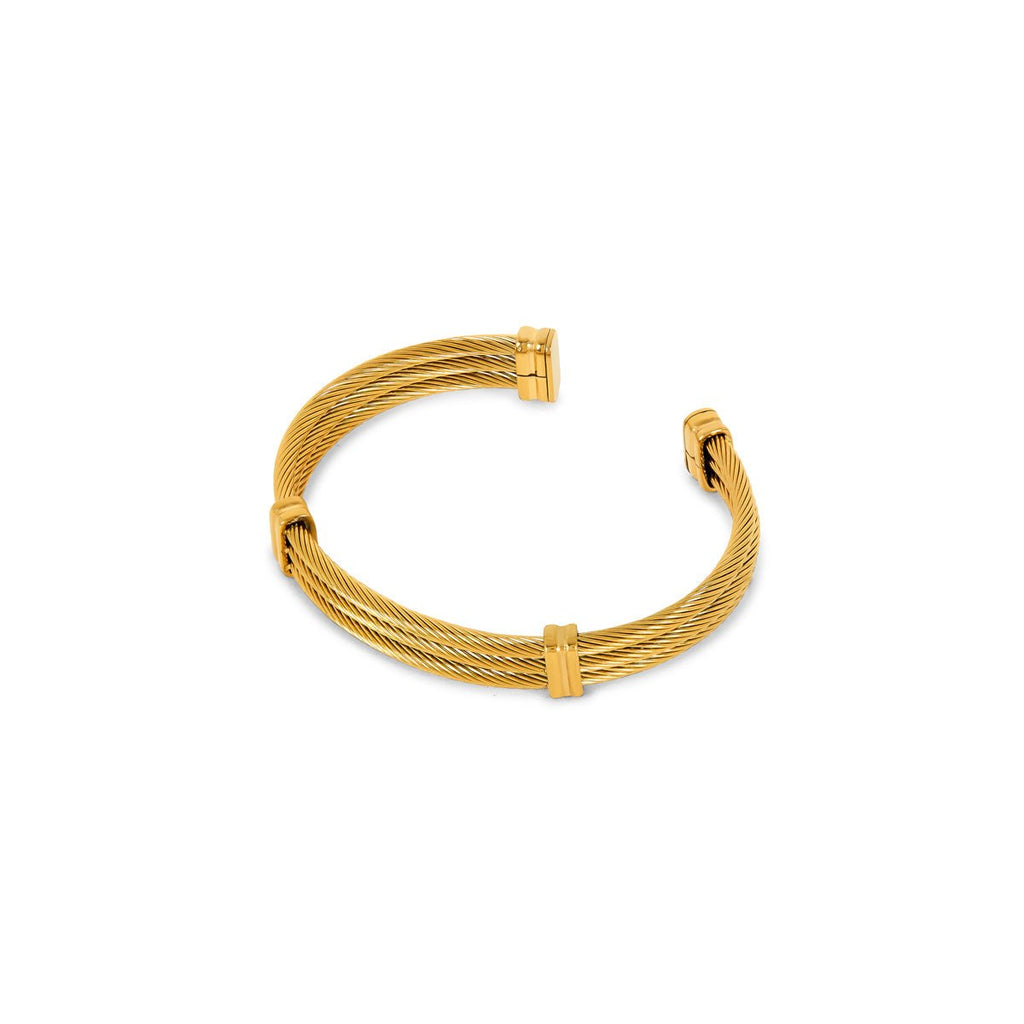 Wire Bangle | 18K Gold