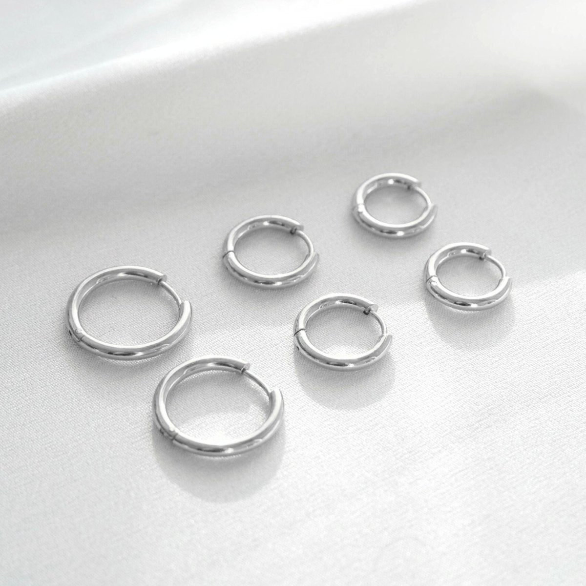 Triple Hoop Earrings Set | 18K Gold