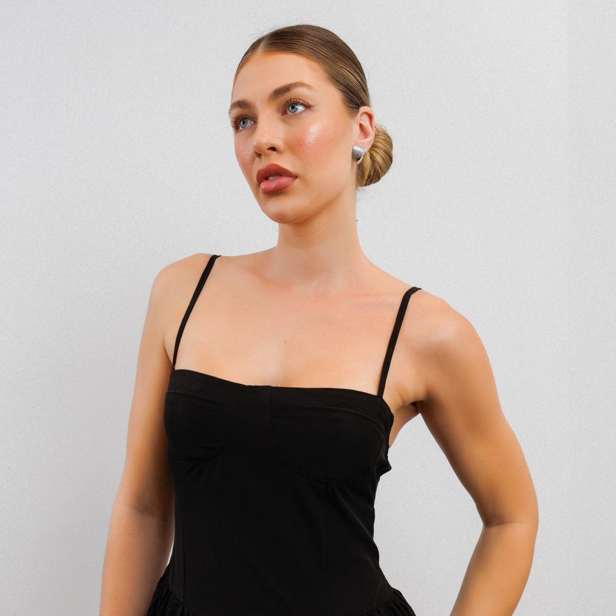 Wave Motion Earring | 18K Gold & Silver