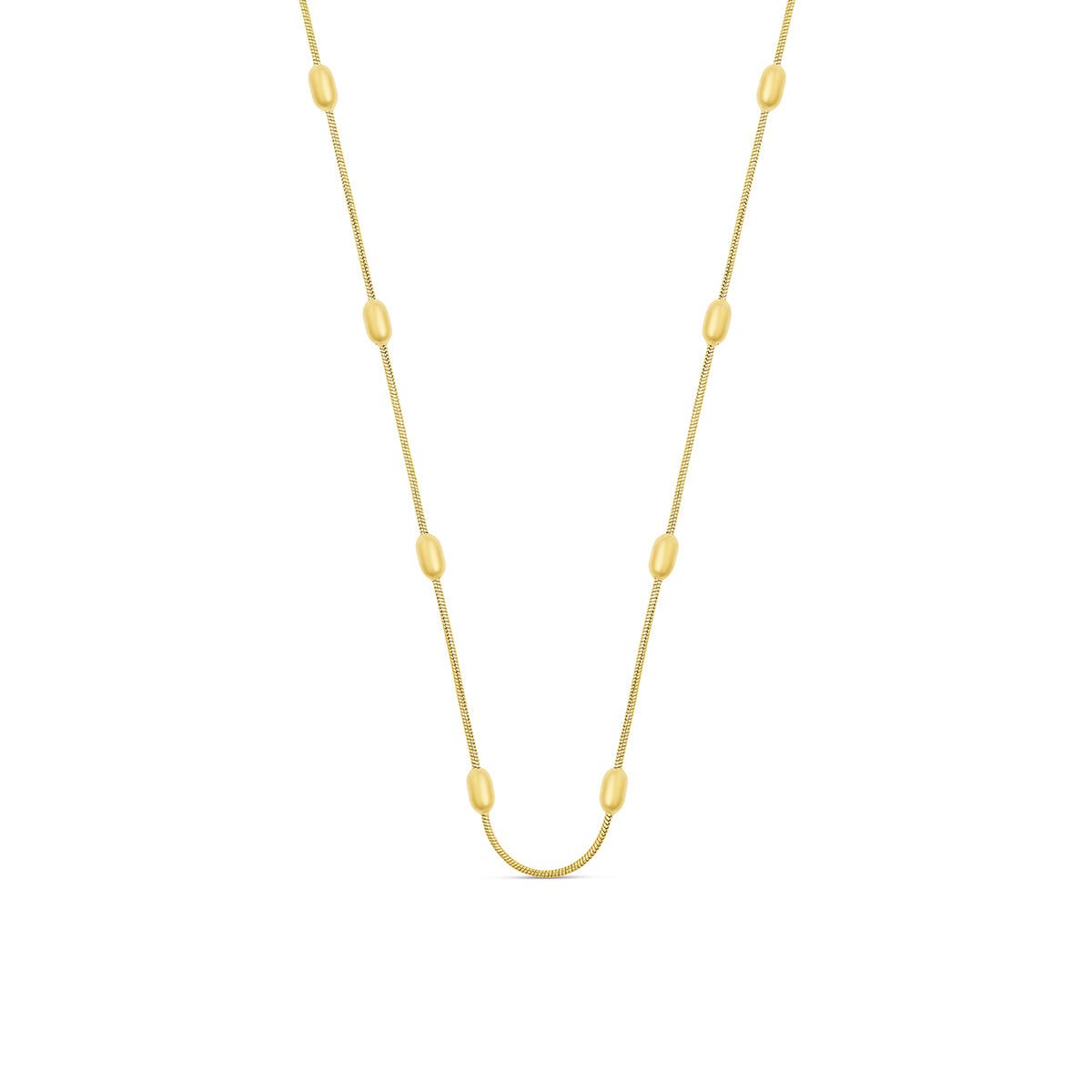 Colar Esfera Banhado em Ouro 18K