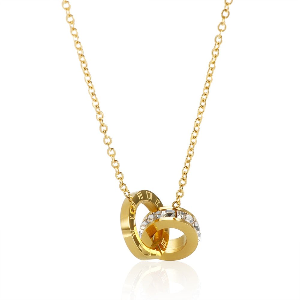 Imperial Zirconia Pendant Necklace | 18K Gold
