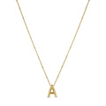 Colar Letra Inicial Bold Banhado em Ouro 18K
