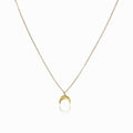 Colar Lua Pingente Banhado em Ouro 18K