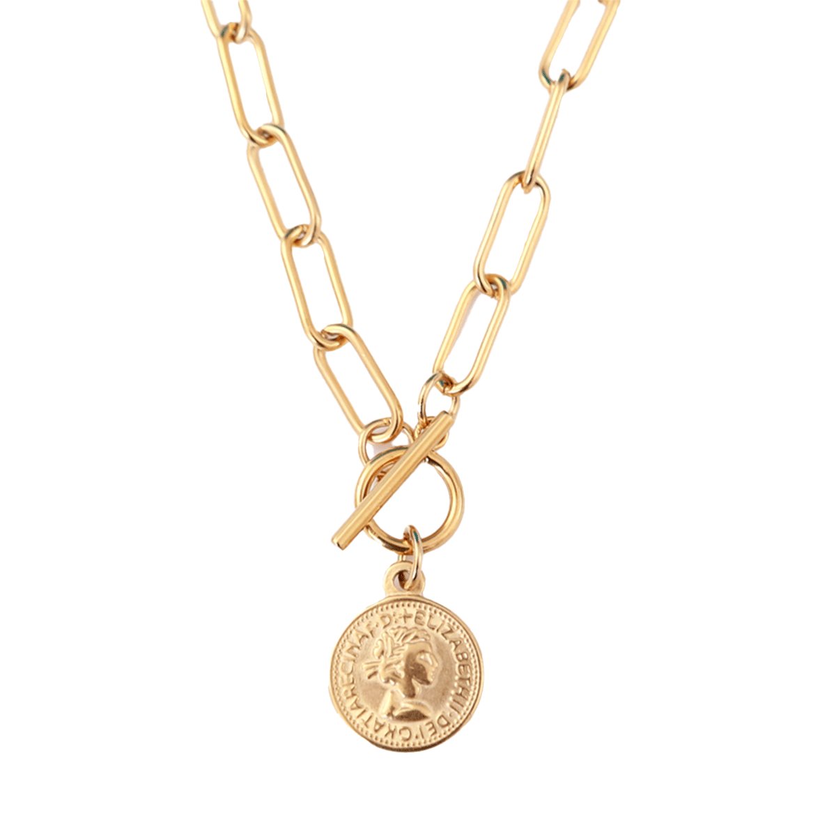 Colar London Cents Banhado em Ouro 18K