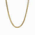Colar Selenza Corrente Cubana Banhado em Ouro 18K