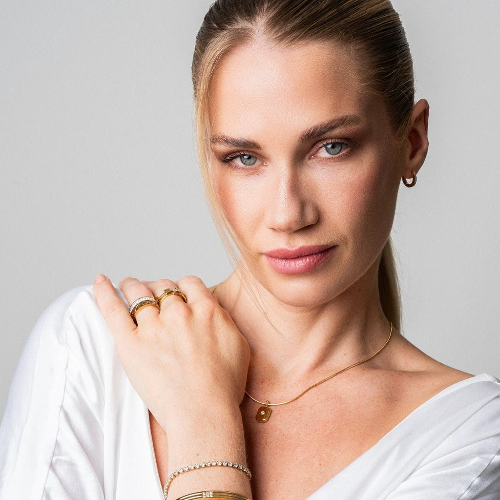 Shine Pendant Necklace | 18k Gold