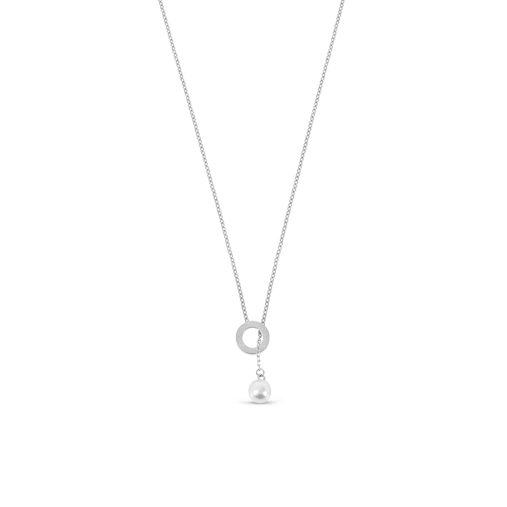 Sicília Pearl Necklace | Silver