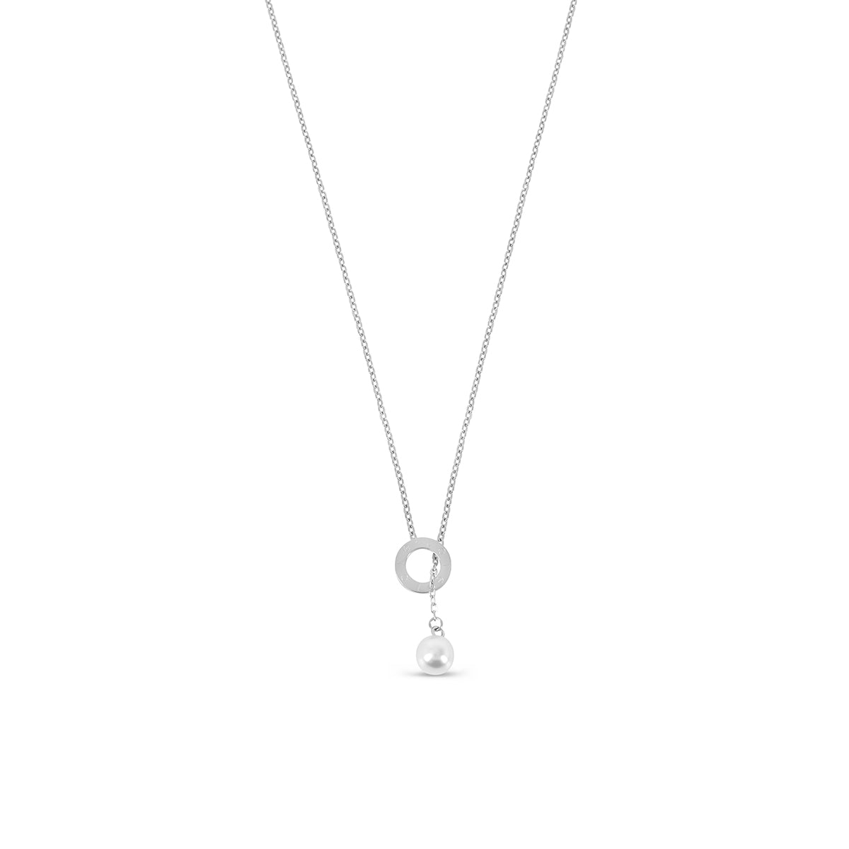 Sicília Pearl Necklace | Silver