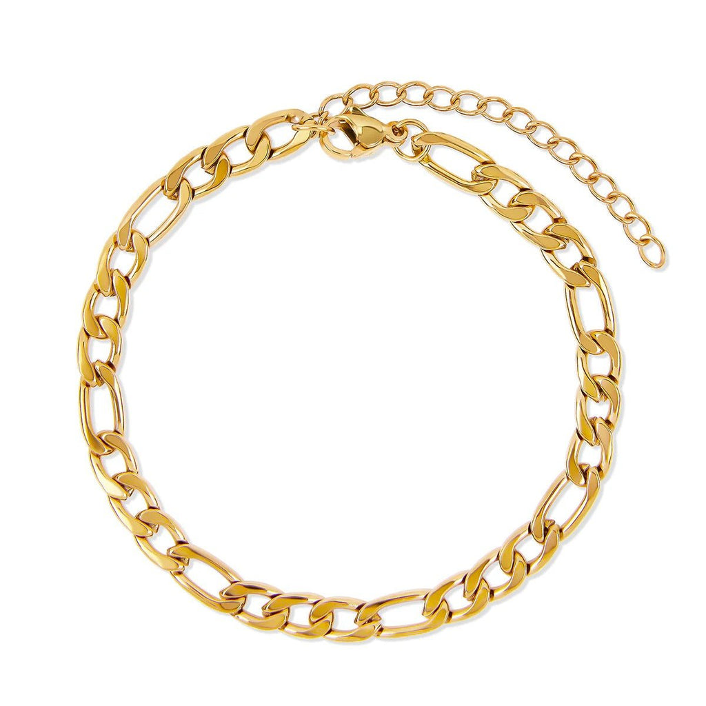 Kit Pulseiras Elegance & Bracelete Nó Banhado em Ouro 18K