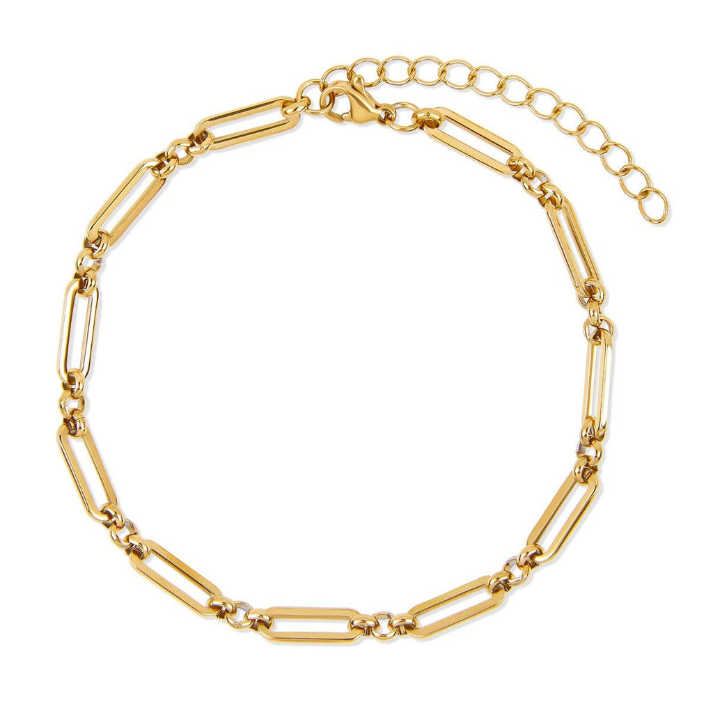 Kit Pulseiras Elegance & Bracelete Nó Banhado em Ouro 18K