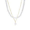 Mix Aloha Colar Duplo Banhado em Ouro 18k