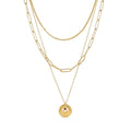 Cleopatra Layered Necklace Set | 18K Gold