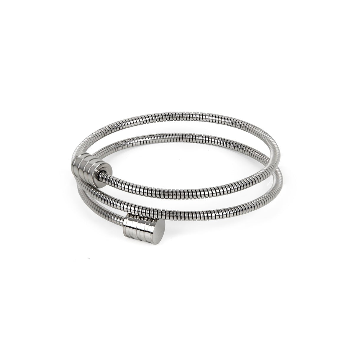 Triple Spiral Bracelet | Silver