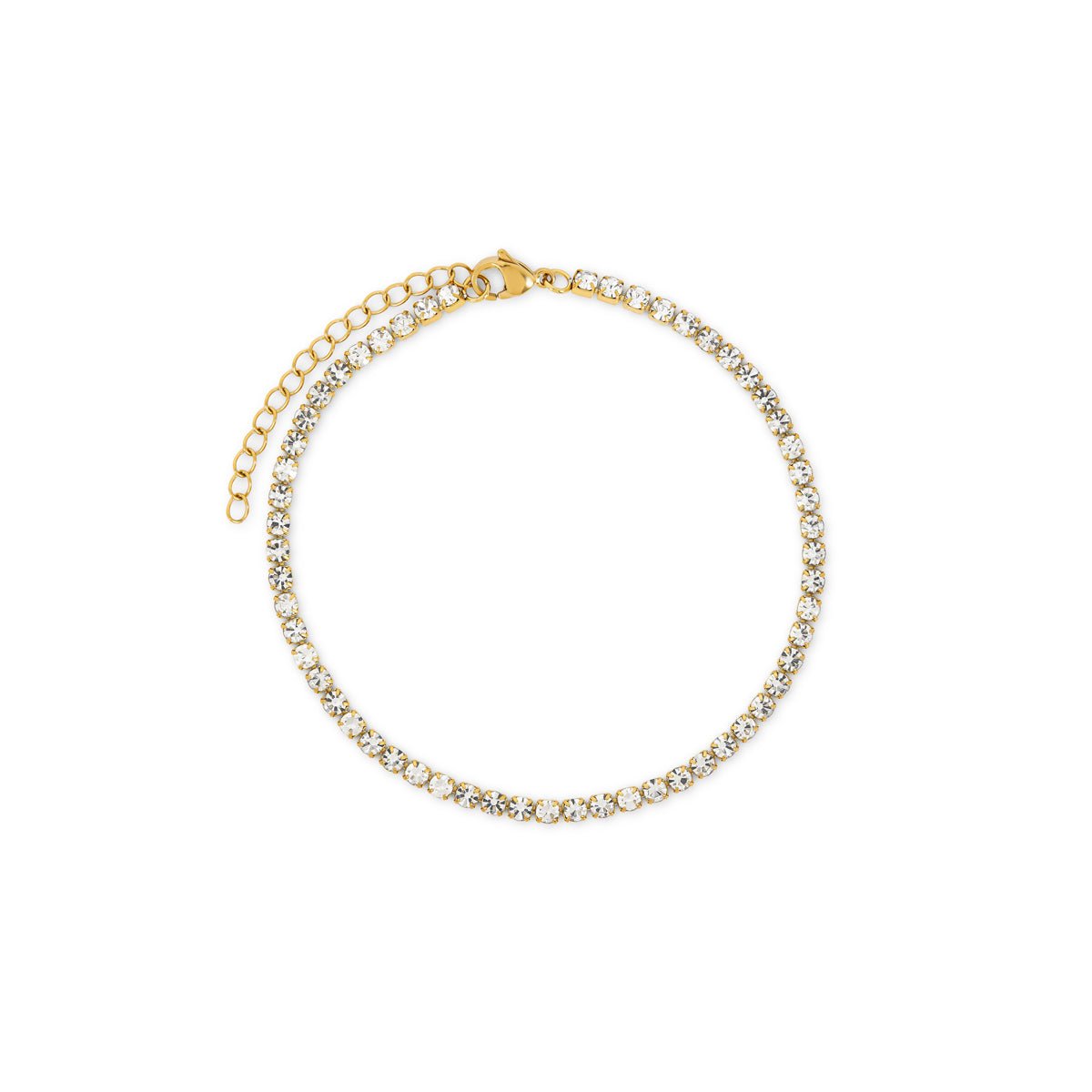 Tornozeleira Amalfi Riviera Banhado em Ouro 18K