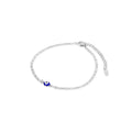 Evil Eye Anklet | Silver