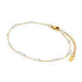 Delicate Pearl Anklet | 18K Gold